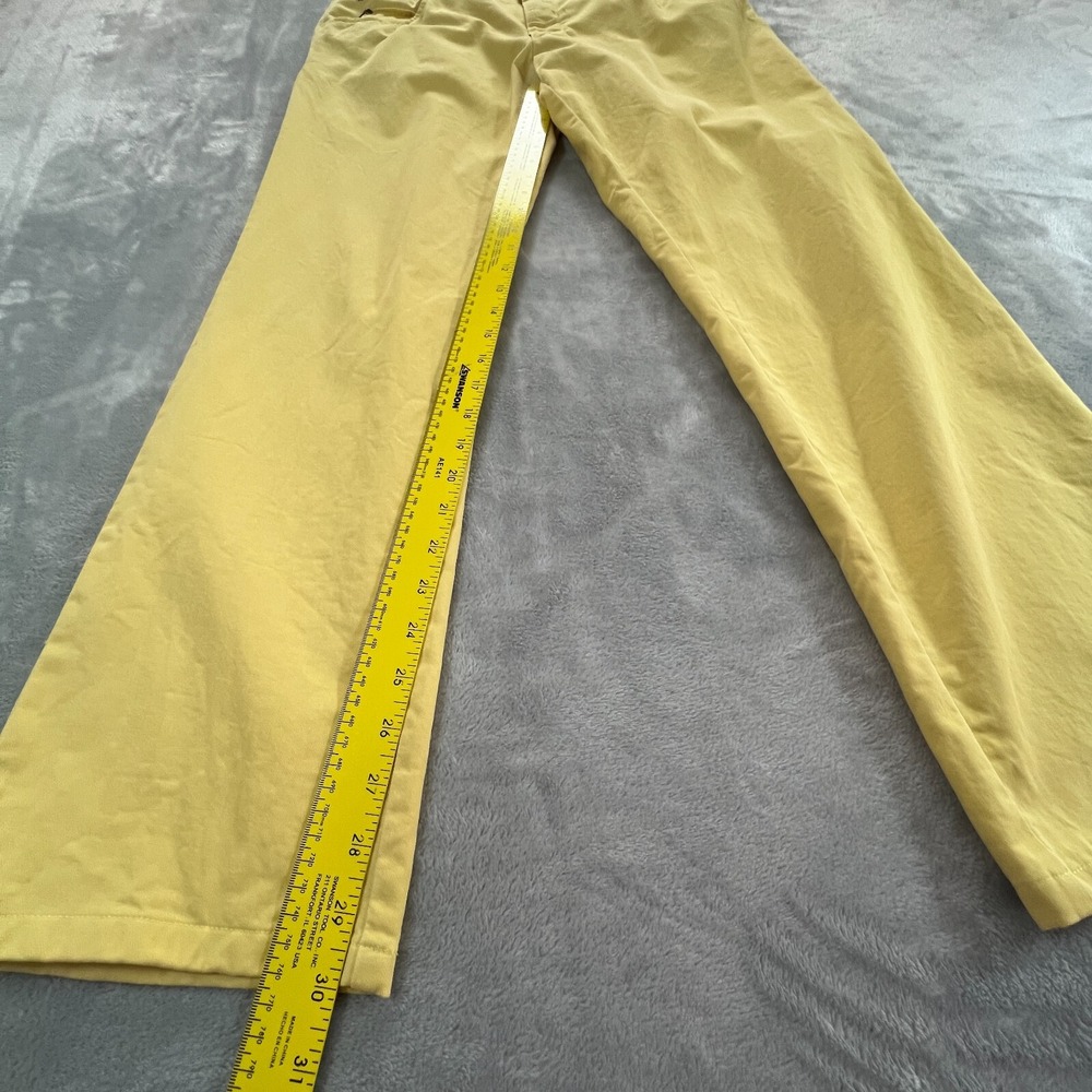 Meyer Diego Mens Yellow Chino Pants 52 W36 L30 Cotton Stretch Summer EU Resort - Picture 6 of 13